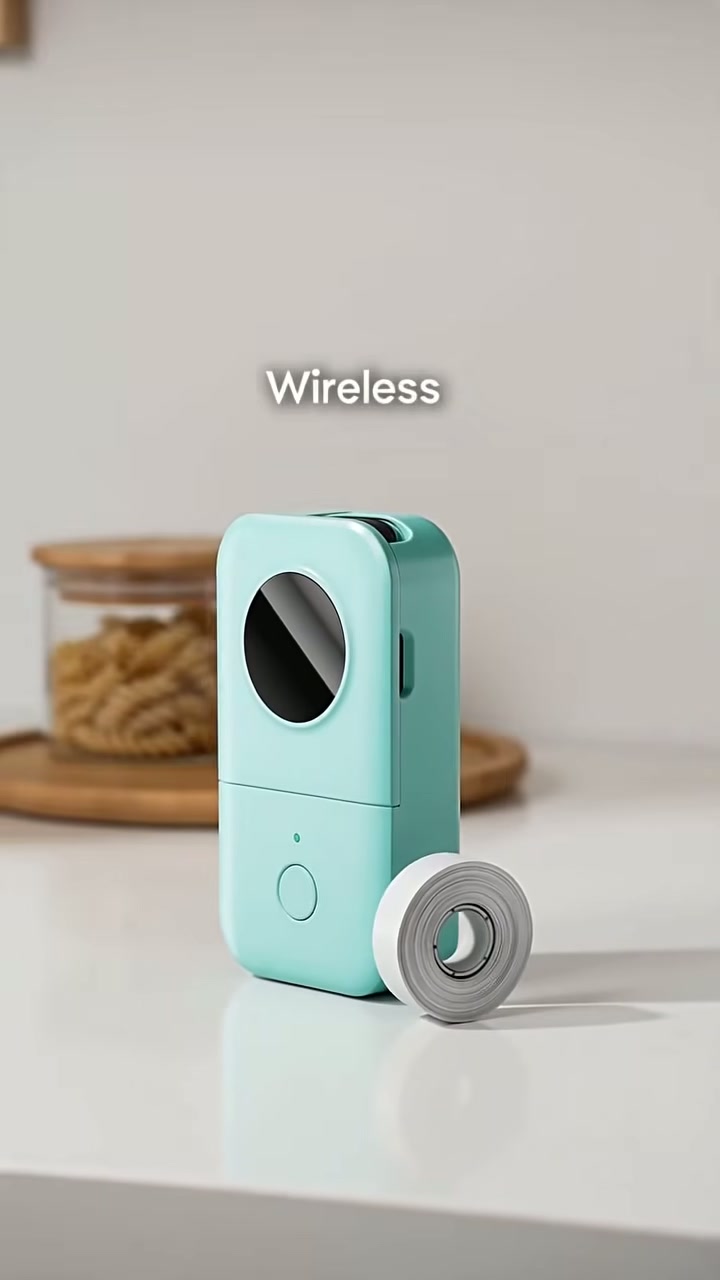 A wireless pocket label maker that prints from your phone
