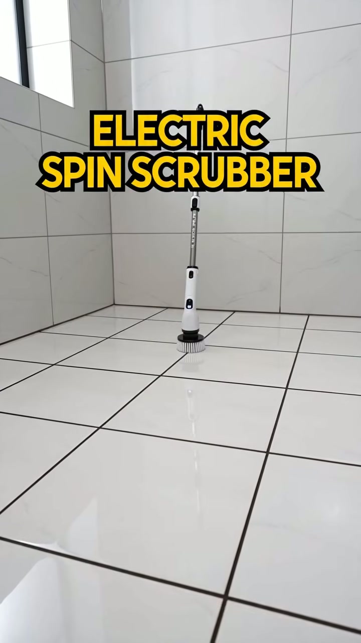 An extension arm reaches the floor and tub without bending
