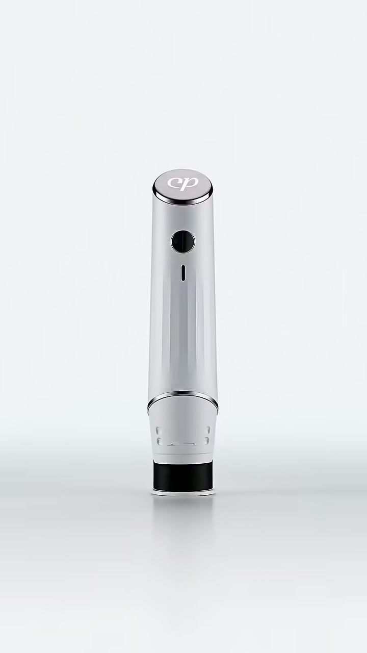 A cordless one-button vacuum sealer that stands on the counter