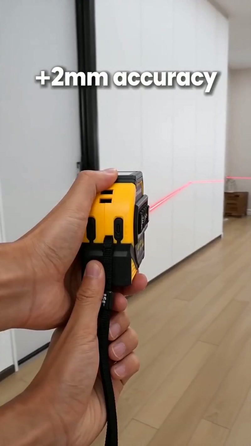 Digital readout plus a built-in tape — 2-in-1