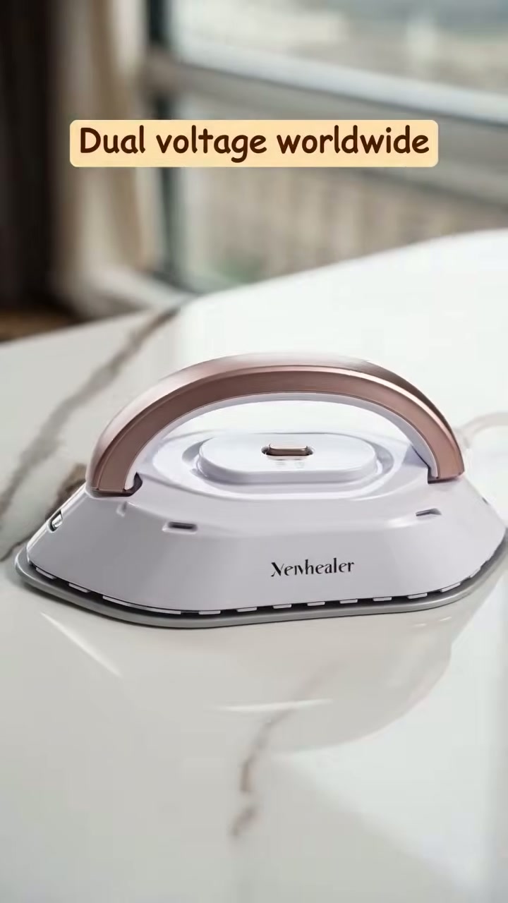 A palm-sized dual-voltage iron that works anywhere in the world